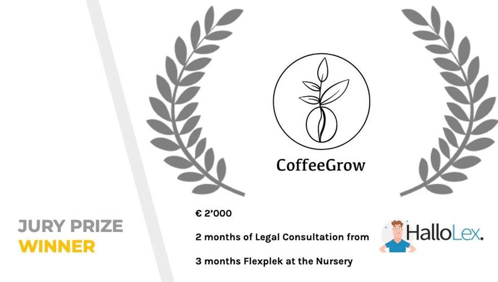Coffee Grow wins the minor of entrepreneurship pitch challenge at UvA